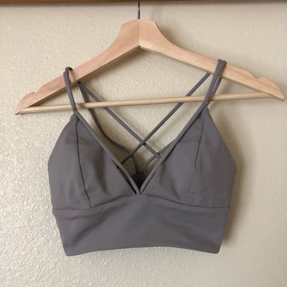 Lululemon Grey Sports Bra
